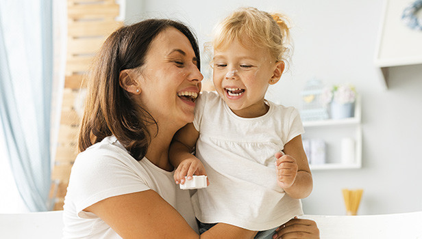 O sorriso de uma mãe vale muito mais que qualquer palavra!